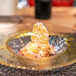 ARMONICO - 紅玉のロースト　バラの香り 　マルサラ酒のジェラート