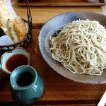 そば処　匠 - 大えび天盛り蕎麦 大盛り  1,600円＋200円