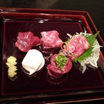 刺身の盛り合わせ