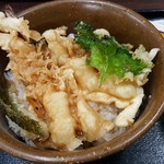 らっきー - 天丼(ご飯大)￥490+50