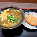 麺でぃ～ - 和風玉カレーうどんとチーズチキンカツ