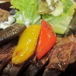 延喜寿し - ステーキはミディアムレアにて