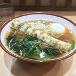 そばの神田 東一屋 - 朝そば＋ちくわ天！