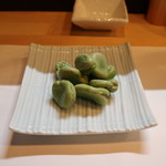 季節料理 よし野 - 天豆