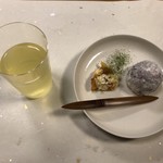 鰻はし本 - 一保堂の冷茶といちご大福