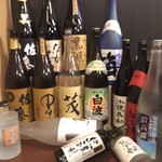 Waraji - メニューにない焼酎もあるので気軽にお声掛けください。