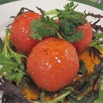 Shitorasu - 大皿パーティーコース（Bコース）の 完熟トマトのファルシーサラダ