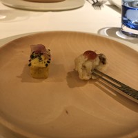 メイ - ホタテのフリットと安納芋のケークサレ