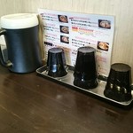 ラーメン スミス - 卓上の水