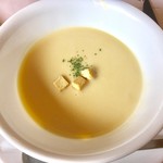 レストラン 栗の里 - セットのスープ
