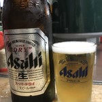 清龍軒 - 屋台は瓶ビールしかない