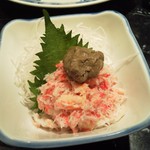 カニみそとカニ身ほぐし