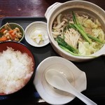 ちゃんこ定食 玉ちゃん - 塩ちゃんこ鍋700円