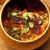 L'EAU - 鱈の白子のムニエル　菊芋のピュレと牡蠣のソースで