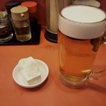 Chuuka Hacchou - 生ビール、お通しやっこ付き￥500