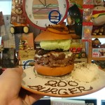 ICON - 御飯大盛りの２００バーガー記念特注モレバーガー￥ 時価❤