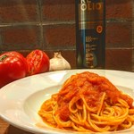ANTICA OSTERIA DAL SPELLO - 有機トマトと香味野菜のポモドーロスパゲティ