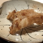 菊鮨 - とらふぐのから揚げ・・いつもながらに衣が美味しい。