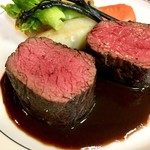 ビストロヒマワリ - 「丹波産鹿のロースステーキ 胡椒風味」