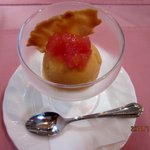 ベルクール - 本日のデザート(アプリコットのソルベ)！(2011,11/05)