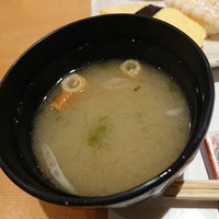 すし 堺 - 味噌汁 201902