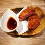 おもて家 - ハムカツ