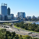 Kailis Fish Market Cafe - キングスパークからの眺め