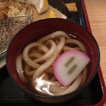 麺とかつの店 太郎 - 海老ヒレカツ定食のうどん