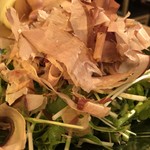 炉ばた 鹿芭莉 - 鰹節とクレソンのサラダ
