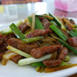 巷子内海鮮熱炒 - 料理写真:葱爆牛肉(小・TWD202)