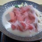 備前屋 - 名物、豆乳味噌鍋