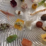 リナシメント - Appetizer(インサラティッシマ・リナシメント 瞬菜 旬菜 果物の前菜盛合せ)