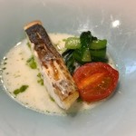 リナシメント - Fish(愛媛より 藤本さんの旬魚ポアレ 魚旨みバターミルク)