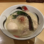 饗 くろ喜 - 弘岡かぶと黄金生姜の塩そば（饗 くろ㐂）※限定麺 2019.1
