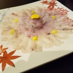日本料理 村上 - ◆『お造り』「日本海のふぐ刺し」