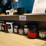 マキザラーメン - 卓上