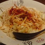 Shisen Ryouri Fukuraku - ・ペペロンチーノ風刀削麺 750円(税別)