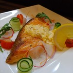 インディ庵 - オーロラサーモンのムニエル♪