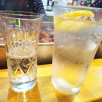 博多のおでん - サムライハイボールとそのまま日本酒