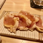 地葉 - 2019.1.  胸肉のたたき