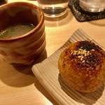 地葉 - 2019.1.  焼きおにぎり＆鶏スープ