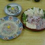 Joinozawa - ふぐ刺・ふぐちり・皮刺・雑炊　１セット（＠３５００×５）　要予約