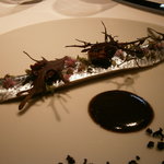 レフェルヴェソンス - 相方の前菜　秋刀魚をフリュで　肝ソース