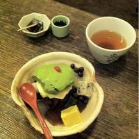 韻松亭 - クリームあんみつ
                700円