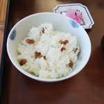 國見 - 小鉢御膳(2900円)のご飯(おかわり自由)