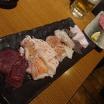 焼肉屋かねちゃん すすきの本店 - 本日のホルモン7種食べ比べ850円