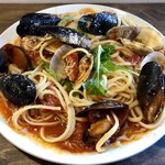 ナガタ店 - ムール貝のトマトソースパスタ（pasta）