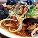 ナガタ店 - ムール貝のトマトソースパスタ（pasta）