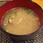 玄海鮨 - 貝汁   これと茶碗蒸し  デザートが付きます