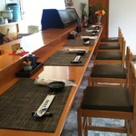 玄海鮨 - カウンター席